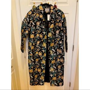 Beautiful embroidered duster coat